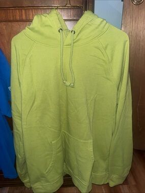 Men's Lime Green Hoodie Sweatshirt